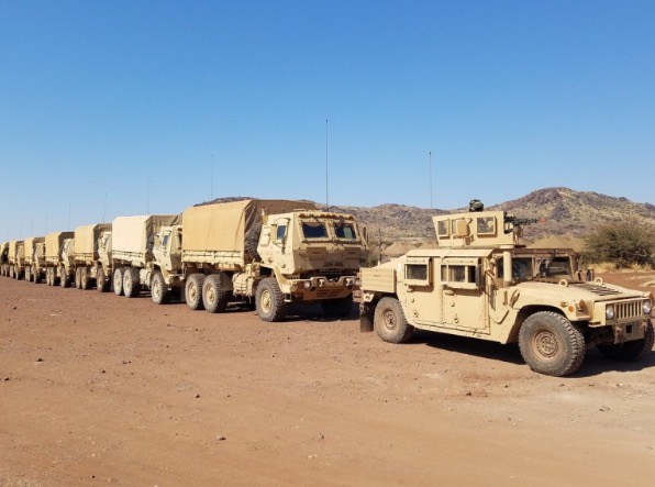 Amerikaners oefen saam met SAW 4