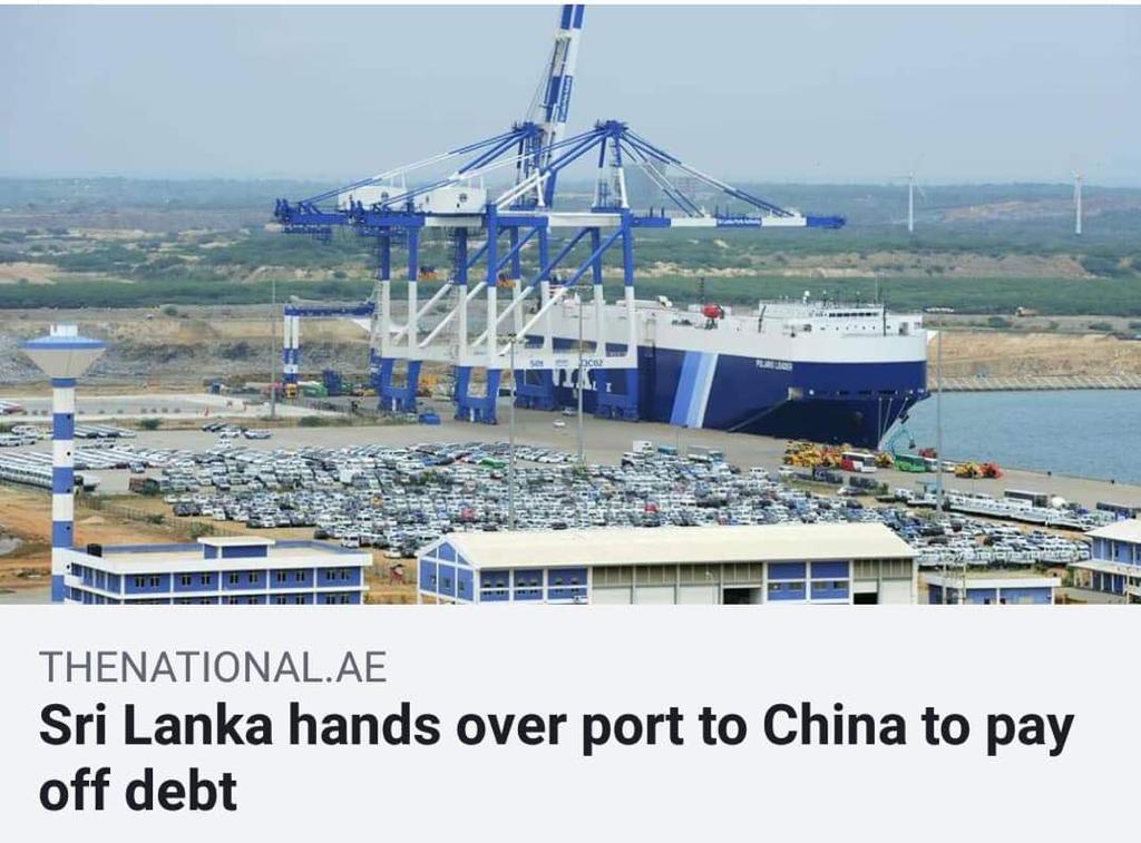 China se greep op Sri Lanka