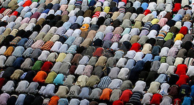 biddende moslims