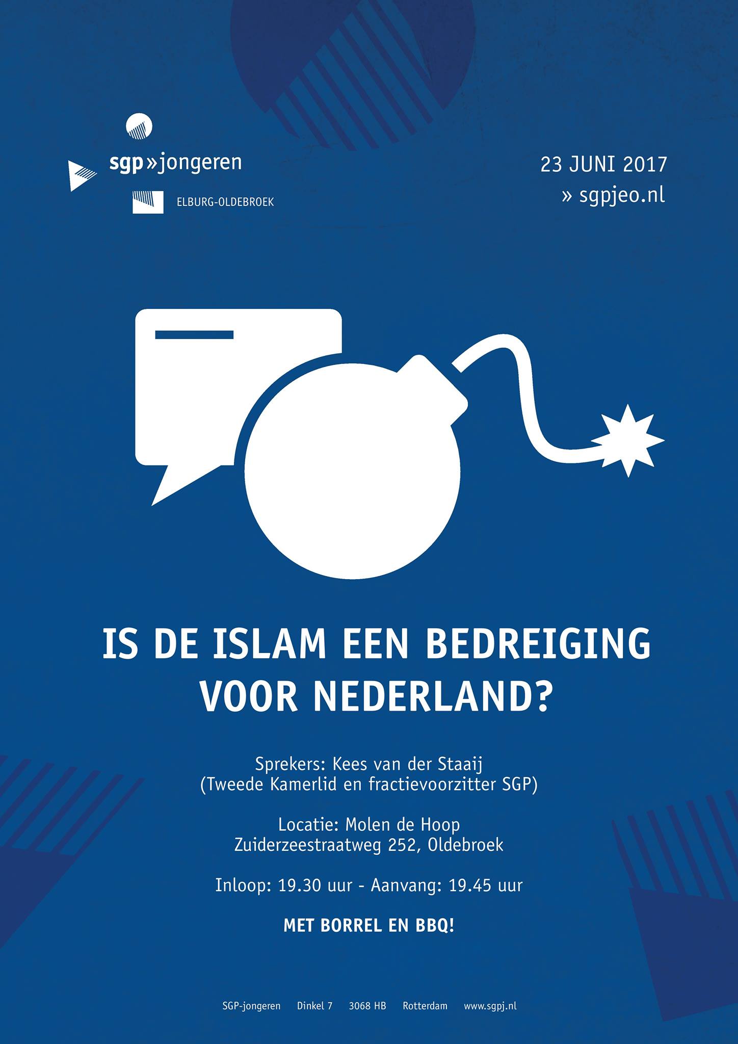 is de islam een bedreiging voor nederland poster