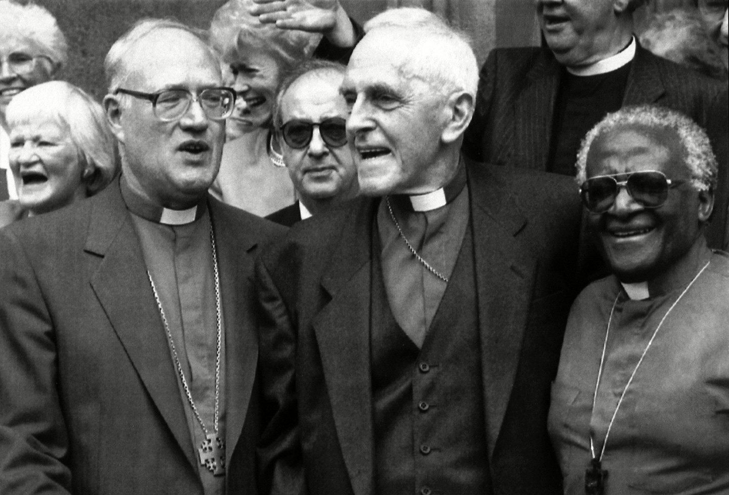 Aartsbiskop Huddleston en desmond Tutu