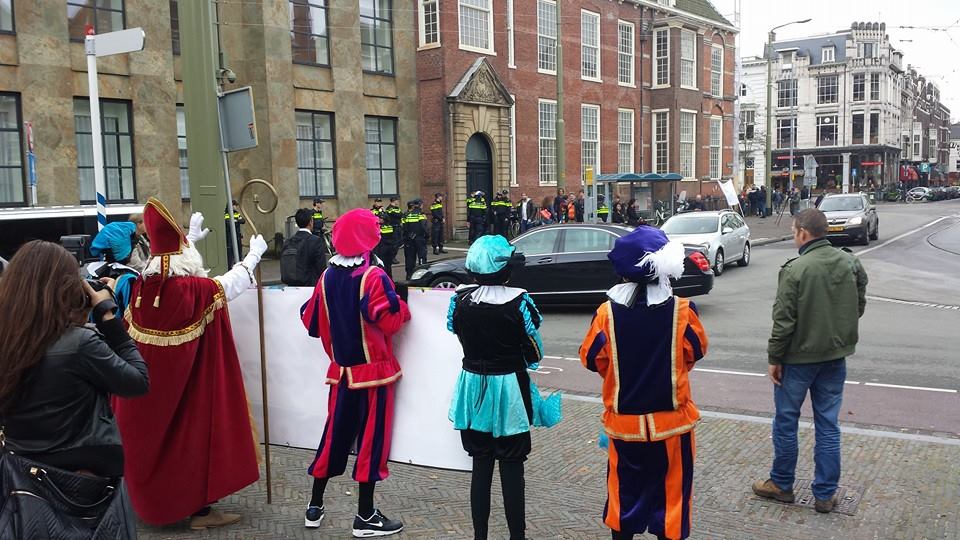 Met simone magretti als zwarte piet