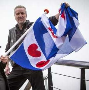 gerwin met frise vlag