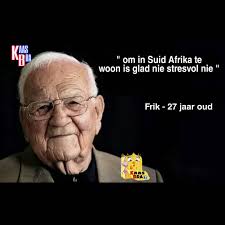 Geen stres in Suid Afrika