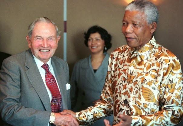 MANDELA E DAVID ROCKEFELLER